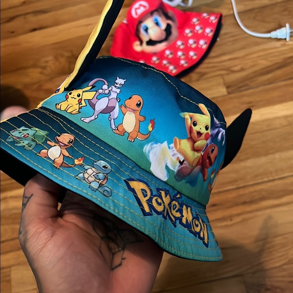 Nintendo Pikachu and Mario Bucket Hats - Picture 8 of 10